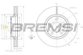 Bremsi CD7756V - DISCO DE FRENO | BRAKE DISCS