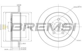 Bremsi CD7760S - DISCO DE FRENO | BRAKE DISCS