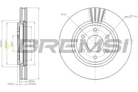 Bremsi CD7761V - DISCO DE FRENO | BRAKE DISCS