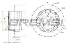 Bremsi CD7763S - DISCO DE FRENO | BRAKE DISCS