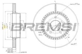 Bremsi CD7764V - DISCO DE FRENO | BRAKE DISCS