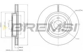 Bremsi CD7765V - DISCO DE FRENO | BRAKE DISCS