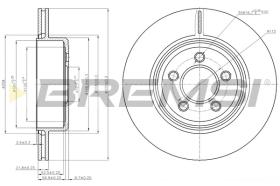 Bremsi CD7766V - DISCO DE FRENO | BRAKE DISCS
