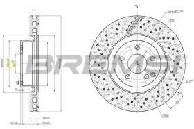 Bremsi CD7769V - DISCO DE FRENO | BRAKE DISCS