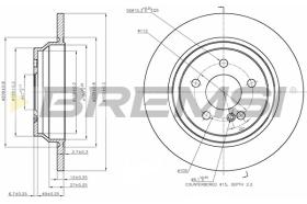 Bremsi CD7770S - DISCO DE FRENO | BRAKE DISCS
