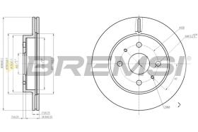 Bremsi CD7774V - DISCO DE FRENO | BRAKE DISCS