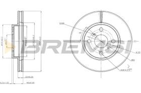 Bremsi CD7779V - DISCO DE FRENO | BRAKE DISCS