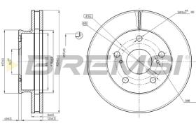 Bremsi CD7782V - DISCO DE FRENO | BRAKE DISCS