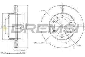 Bremsi CD7783V - DISCO DE FRENO | BRAKE DISCS