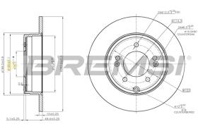 Bremsi CD7787S - DISCO DE FRENO | BRAKE DISCS