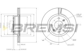Bremsi CD7792V - DISCO DE FRENO | BRAKE DISCS