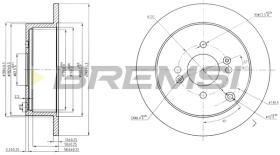 Bremsi CD7794S - DISCO DE FRENO | BRAKE DISCS