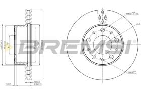 Bremsi CD7800V - DISCO DE FRENO | BRAKE DISCS