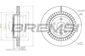 Bremsi CD7802V - DISCO DE FRENO | BRAKE DISCS