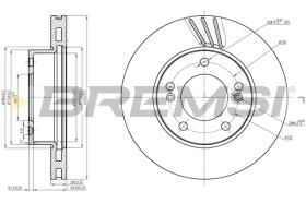 Bremsi CD7810V - DISCO DE FRENO | BRAKE DISCS