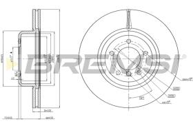 Bremsi CD7811V - DISCO DE FRENO | BRAKE DISCS