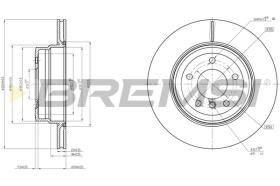 Bremsi CD7812V - DISCO DE FRENO | BRAKE DISCS