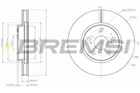 Bremsi CD7814V - DISCO DE FRENO | BRAKE DISCS
