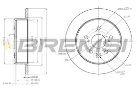 Bremsi CD7815S - DISCO DE FRENO | BRAKE DISCS