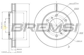Bremsi CD7818V - DISCO DE FRENO | BRAKE DISCS