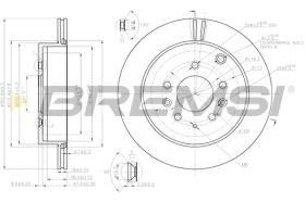 Bremsi CD7819V - DISCO DE FRENO | BRAKE DISCS