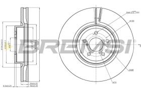 Bremsi CD7841V - DISCO DE FRENO | BRAKE DISCS
