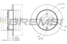 Bremsi CD7846S - DISCO DE FRENO | BRAKE DISCS