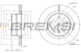 Bremsi CD7851V - DISCO DE FRENO | BRAKE DISCS