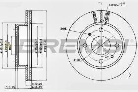 Bremsi CD7858V - DISCO DE FRENO | BRAKE DISCS
