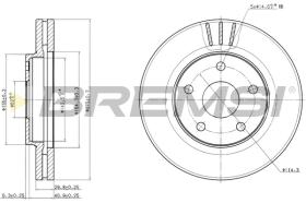 Bremsi CD7859V - DISCO DE FRENO | BRAKE DISCS
