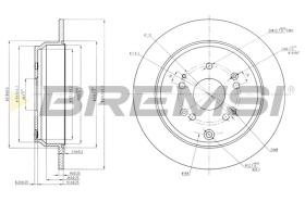 Bremsi CD7860S - DISCO DE FRENO | BRAKE DISCS