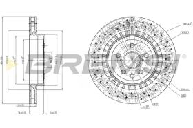 Bremsi CD7863V - DISCO DE FRENO | BRAKE DISCS