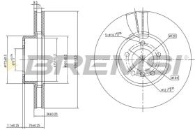 Bremsi CD7867V - DISCO DE FRENO | BRAKE DISCS