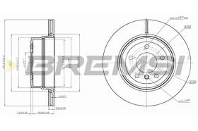 Bremsi CD7868V - DISCO DE FRENO | BRAKE DISCS