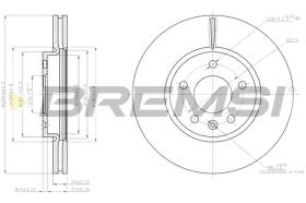 Bremsi CD7870V - DISCO DE FRENO | BRAKE DISCS