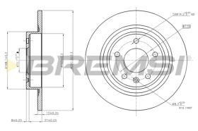 Bremsi CD7871S - DISCO DE FRENO | BRAKE DISCS