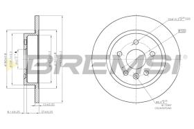 Bremsi CD7872S - DISCO DE FRENO | BRAKE DISCS