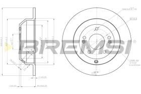 Bremsi CD7873S - DISCO DE FRENO | BRAKE DISCS