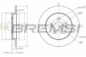 Bremsi CD7875S - DISCO DE FRENO | BRAKE DISCS