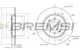 Bremsi CD7876S - DISCO DE FRENO | BRAKE DISCS
