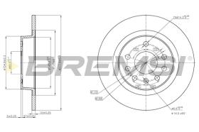 Bremsi CD7877S - DISCO DE FRENO | BRAKE DISCS