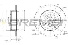Bremsi CD7881S - DISCO DE FRENO | BRAKE DISCS