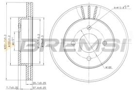 Bremsi CD7885V - DISCO DE FRENO | BRAKE DISCS