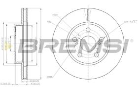 Bremsi CD7886V - DISCO DE FRENO | BRAKE DISCS