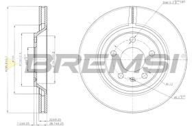 Bremsi CD7889V - DISCO DE FRENO | BRAKE DISCS