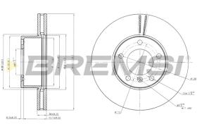Bremsi CD7891V - DISCO DE FRENO | BRAKE DISCS