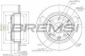 Bremsi CD7894S - DISCO DE FRENO | BRAKE DISCS
