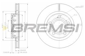 Bremsi CD7896V - DISCO DE FRENO | BRAKE DISCS