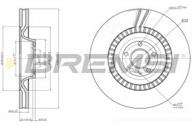 Bremsi CD7899V - DISCO DE FRENO | BRAKE DISCS