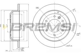 Bremsi CD7901S - DISCO DE FRENO | BRAKE DISCS